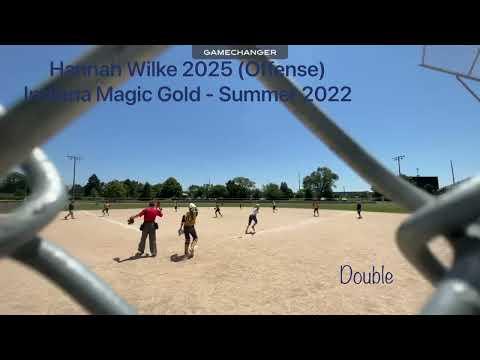 Video of Hannah Offense: IndianaMagic Gold Summer 2022