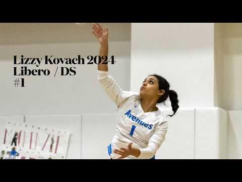 Video of Lizzy Kovach 2024 - Libero / DS