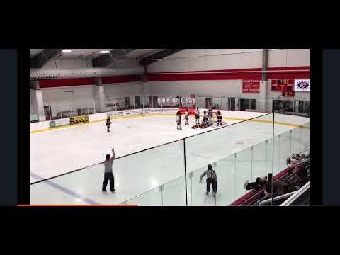 Video of Protecting goalie, Nov 2022, #28 white