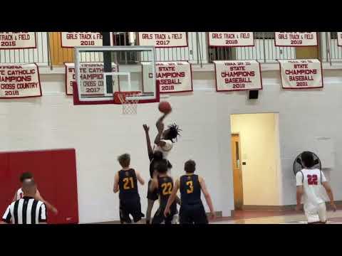 Video of First bucket on Varsity In 8th grade