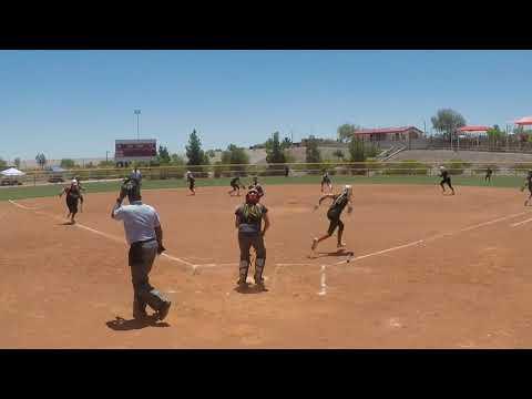 Video of Double Play at Stars and Stripes 2019 (Catcher)