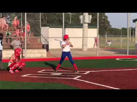 Video of Bella Luckey Homerun Hit