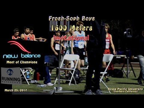 Video of 2017 Boys Frosh-Soph 1600 Invitational