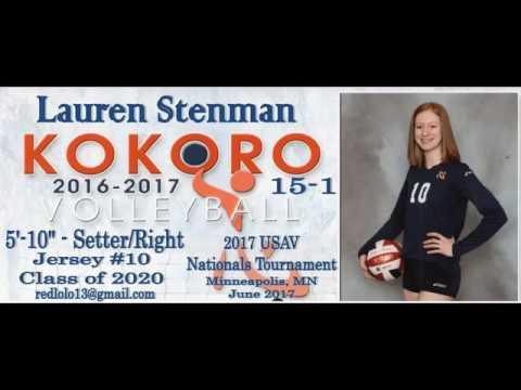 Video of Lauren Stenman #10 - 2017 USAV Championship Week - A
