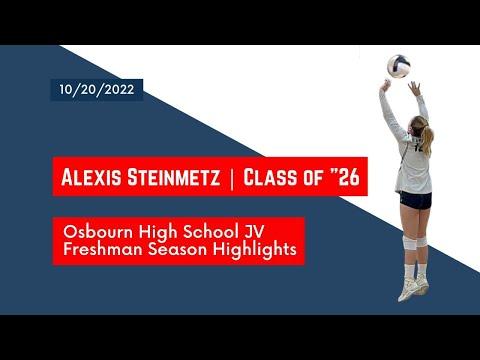 Video of 2022 Osbourn High School Season Highlights | Freshman Setter #12