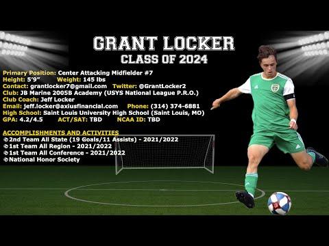 Video of Grant Locker- Soccer College Recruitment Video
