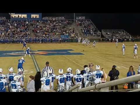 Video of 75 yd Kickoff Through the Uprights