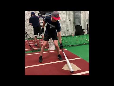 Video of Brandon Szekely front toss batting practice 