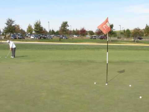 Video of green side chipping with 9 iron
