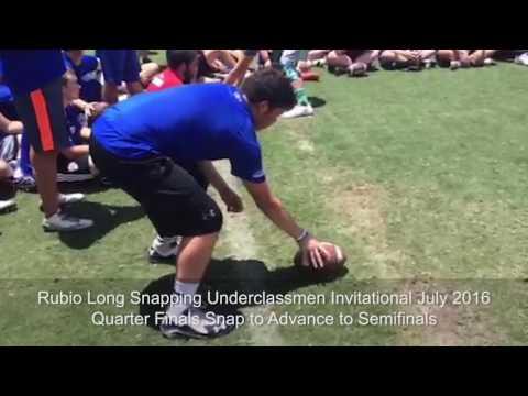 Video of Collin Springer Highlights-Rubio Long Snapping Vegas XXVIII and Underclassmen Invitational 2016