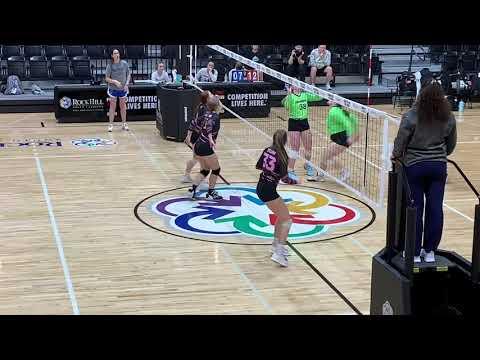 Video of Ellie Huggins #5 Middle Hitter and D/S