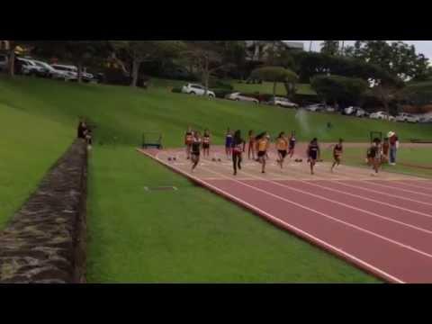 Video of 3/22/2013 Intermediate 100 meter Winner (slow motion)