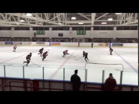 Video of Noll (#87) scores game winning goal in Game 2 of Silver Sticks Regional