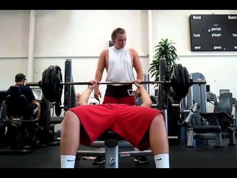 Video of 305lbs Bench Press Summer Going Into Junior Year
