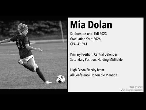Video of Mia Dolan Sophomore HS Soccer Highlights 23-24