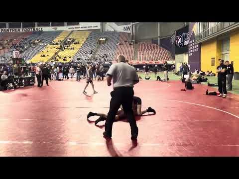Video of USAWrestling Folkstyle Nationals, 16u, 100lbs, consi 1