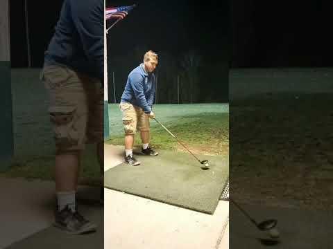 Video of Working on my swing at the range and enjoying it!