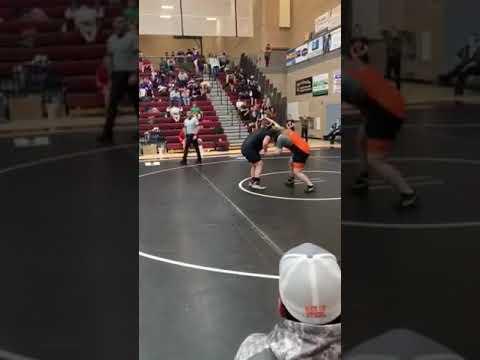Video of Hildee Foster wrestling match at Buhl Tournament