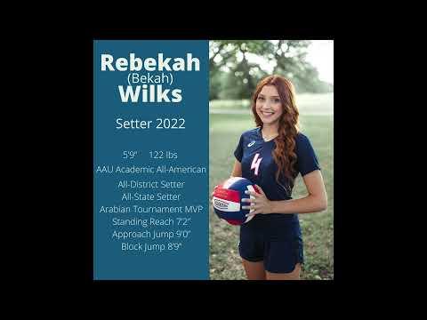Video of Rebekah_Wilks_2022_Setter_Aug_2021
