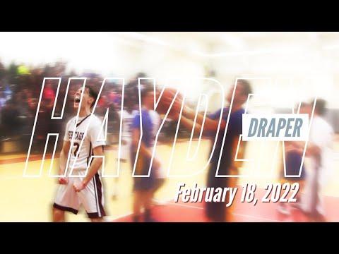 Video of Hayden Draper highlights