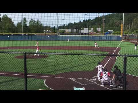 Video of Cam Christian Memorial Tournament 16U. Doubles to tie game in semi final. 