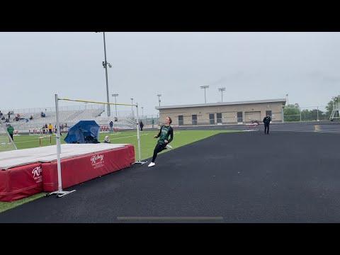 Video of 6'8 high jump