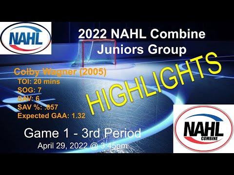 Video of 2022 NAHL Combine Game 1 Highlights