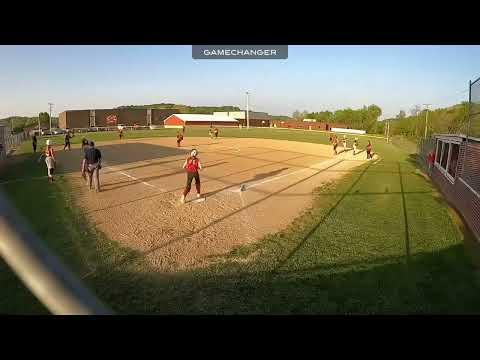 Video of Left field catch