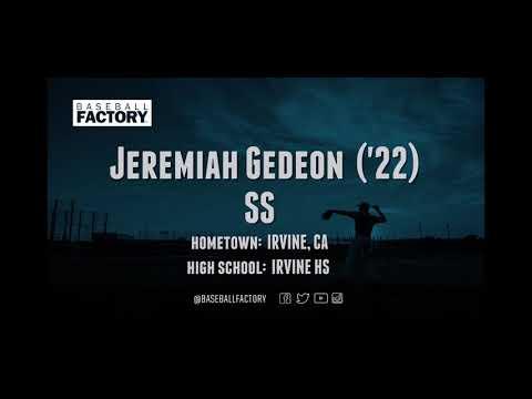Video of Jeremiah Gedeon Highlights Irvine High School SS/2B (Class of 2022)