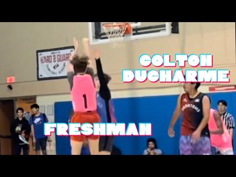 Video of Colton Ducharme(Freshman, C/O 27’), 14u & 17u game highlights 