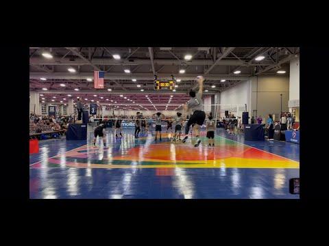 Video of Mark Bedrik | USA volleyball nationals 2023 | Omni 16-1 outside | class of 2025