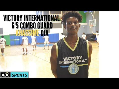 Video of AB2C Broadcasting Presents® - Victory International Training Institute 6'5 Combo Guard Khassime Dia