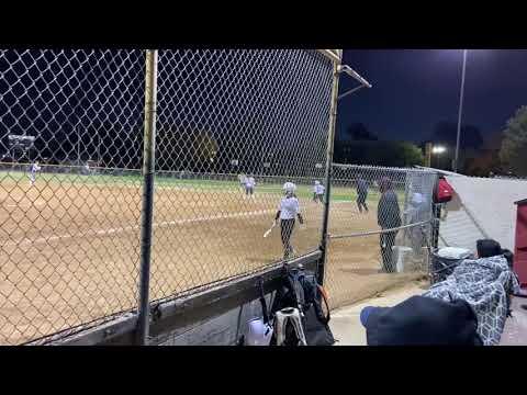 Video of At bat....outside pitch