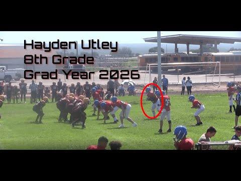 Video of Hayden Utley (#55)