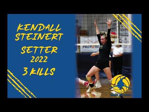 Video of Kendall Steinert - 3 Kills - Highlights - 2022 Setter