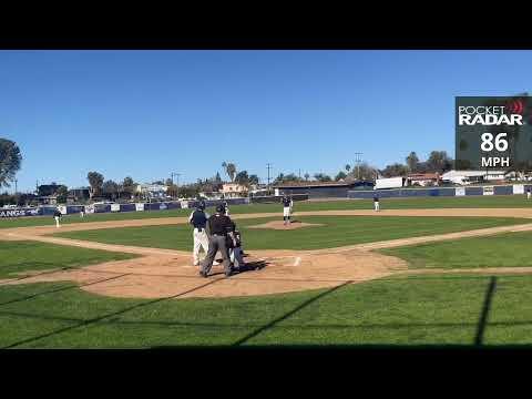 Video of Rowan Cooke, 2024 Grad, 87mph fastball