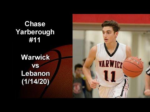 Video of 2020 Warwick v Lebanon Highlights