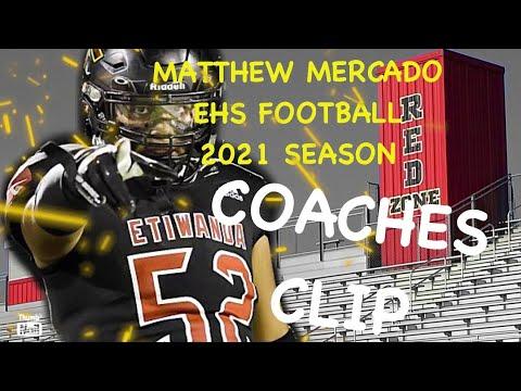 Video of Matthew Mercado #52 - 2021 EHS FOOTBALL: Sophomore Season HIGHLIGHTS!