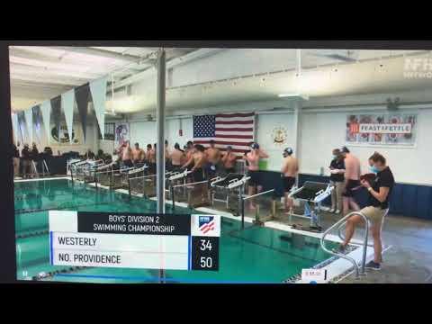 Video of Luke Donato 2nd Swimmer 400 Free Relay RIIL Division 2 Championship 3/6/21