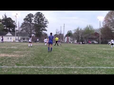 Video of Dargan Harris (#9) scoring multiple goals that were all heavily defended.
