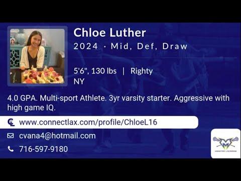 Video of Chloe Luther Summer 2022 Highlights