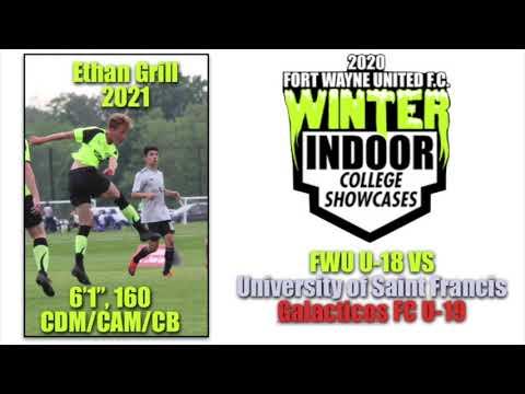 Video of Ethan Grill FWU Feb 2020 College Showcase, Graduation Year 2021 Soccer Recruiting Video