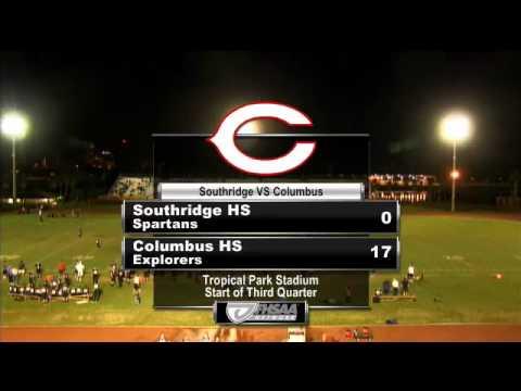 Video of Southridge vrs Columbus 9/14/12