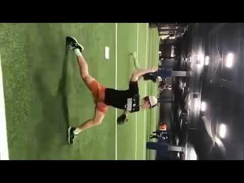 Video of Indoor pitching clip