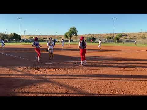 Video of 2 RBI homerun to left