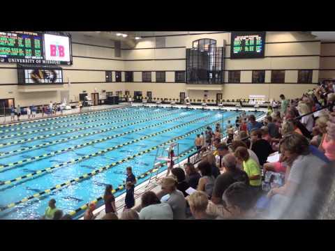 Video of Haley Unruh Long Course 100 free "A" time 2014 University of Missouri 