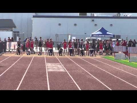 Video of Brandon Douglas 100m_Lane 5_4_9_14