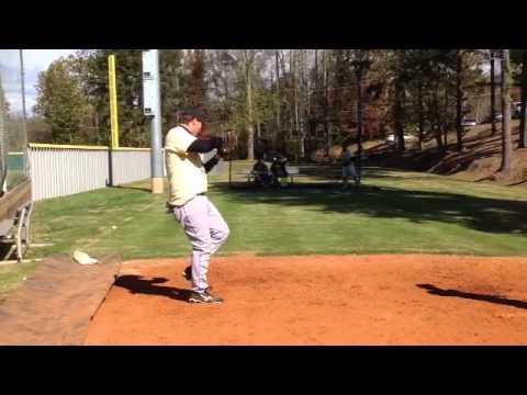 Video of Logan Exum #7 Piedmont College Showcase Pitching