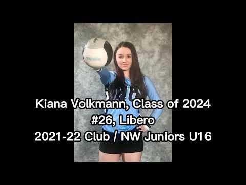 Video of Kiana 2021-22 Club Volleyball Highlight Reel