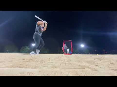 Video of Straight from team batting practice to the field to get in a few more buckets 